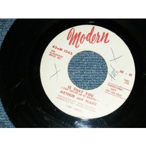 画像: ARTHUR and MARY - IS THAT YOU   B)LET'S GET TOGETHER (Ex/Ex WOL) / 1967 US AMERICA ORIGINAL "WHITE LABEL PROMO" Used 7" Single  