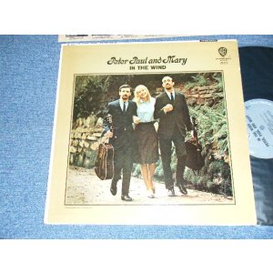画像: PP&M PETER PAUL & MARY - IN THE WIND (Ex++/Ex++ EDSP) / 1963 US AMERICA ORIGINAL 1st Press "GRAY Label" "MONO" Used  LP 