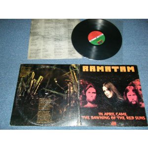 画像: RAMATAM - IN APRIL CAME THE DRAWING OF THE RED SUN (With CUSTOM INNER SLEEVE)  (Ex/MINT-) /1973 US AMERICA ORIGINAL "1841 BROADWAY Label" Used LP 