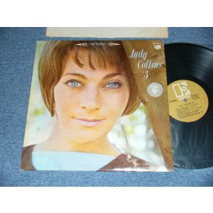 画像: JUDY COLLINS - 3 (Ex+/MINT- TEAROFC)  / 1965 Version US AMERICA RE-PRESS "GOLD Label" STEREO Used LP 