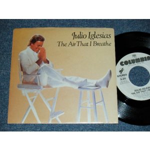 画像: JULIO IGLESIAS With BEACH BOYS - THE AIR THAT I BREATHE (MINT-/MINT) / 1984 US AMERICA ORIGINAL "PROMO ONLY SAME FLIP ST-ST" Used 7" 45rpm Single With PICTURE SLEEVE