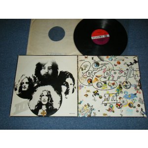 画像:  LED ZEPPELIN -  III ("CELEBRATION DAY" at A-3) (Matrix #A)2401002 A-5   1 3  Do what thou wilt　 B)2401002 B-5   1 5 1 6  So mote it be  HAND WRITING) (Ex++/Ex++ Looks*Ex+) / 1970 UK ENGLAND ORIGINAL "1st Press RED & PLUM Label + ”JIMMY PAGE” Printed Label"  Used LP  