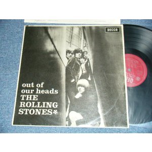 画像: ROLLING STONES - OUT OF OUR HEADS (Matrix#A) ARL,6973-11B 1 UC    B) ARL,6974-9A 1 GH KT) (Ex++/Ex++ Looks:Ex+) / 1965 UK ENGLAND ORIGINAL "Maroon with Un Boxed 'DECCA' Label" MONO Used LP