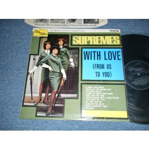 画像: THE SUPREMES - WITH LOVE (FROM US TO YOU) (Matrix #1N/1N) (Ex++, Ex+/Ex+++ Looks:Ex++-)  / 1964 UK ENGLAND ORIGINAL MONO Used LP 