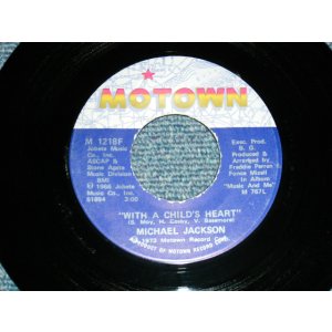画像: MICHAEL JACKSON - A) With A Child's Heart   B) Morning Glow  (- / Ex+++, Ex+++) / 1973 US AMERICA ORIGINAL  Used  7" Single  