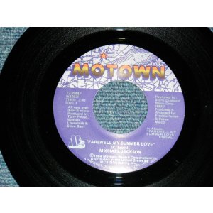 画像: MICHAEL JACKSON - A) Farewell My Summer Love   B)Call On Me (- / Ex+++, MINT-) / 1984 US AMERICA ORIGINAL  Used  7" Single  