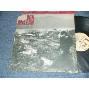 画像: DON McLEAN - DON McLEAN (With CUSTOM INNER SLEEVE) (Ex++/MINT- CutOut) / 1972 US AMERICA ORIGINAL Used LP