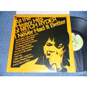 画像: MITCH RYDER -  All The Heavy Hits Of Mitch Ryder (MINT-/MINT-) / 1969 US AMERICA ORIGINAL STEREO Used LP 