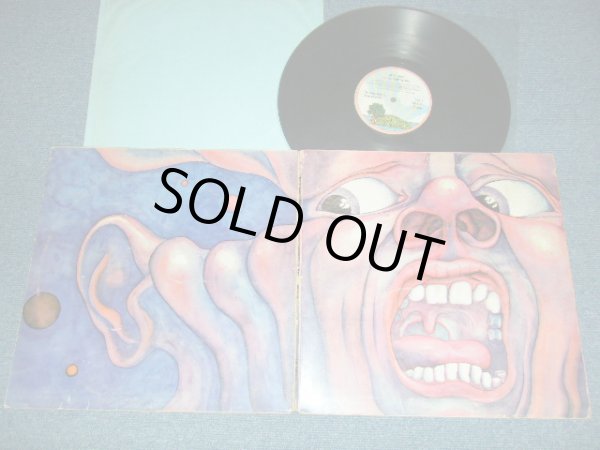 画像1: KING CRIMSON  - IN THE COURT OF THE CRIMSON KING (Matrix#A)ILPS 9 111 A 3 PORKY B)ILPS 9 111 B 3 PECKO) (Ex++/Ev+++ Looks:Ex, v+++ Looks:Ex) / 1971? Version UK ENGLAND RE-Press / 2nd Press "PINK RIM Label" Used LP 