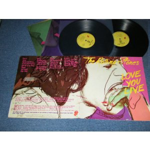 画像: ROLLING STONES - LOVE YOU LIVE (with CUSTOM INNER) (Ex++/Ex+++) / 1977 HOLLAND ORIGINAL Used 2 LP's 