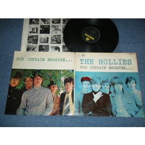 画像: THE HOLLIES -  FOR CERTAIN BECAUSE...  (Matrix #A)YEX-617-1G1 L B)YEX-618-1G 1 LM 1G1 L) (Ex++/MINT-)  / 1966 UK ENGLAND ORIGINAL "YELLOW PARLOPHONE" &" SOLD IN UK..." credit Label" STEREO Used LP 