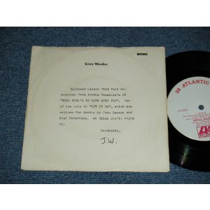 画像: ARETHA FRANKLIN - This Girl's In Love With You (Ex++/Ex++) /1970 US AMERICA ORIGINAL "PROMO ONLY" Used 7"33 ⅓ RPM EPWith PICTURE SLEEVE ,