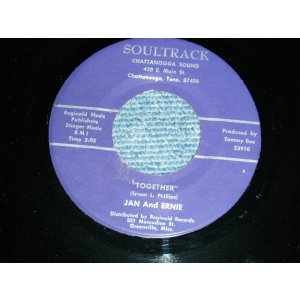 画像: JAN AND ERNIE (Blue Eyed Souk Duo) - A)LIZABETH  B)TOGETHER(Ex+++/Ex+++)  / 1969 US AMERICA ORIGINAL Used 7" Single 