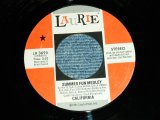 画像: CALIFORNIA - A)SUMMER FUN MEDLEY  B)PARIS(1945) (1945) (MINT/MINT) / 1981 US AMERICA ORIGINAL Used 7" Single 