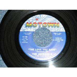 画像: JACKSON 5 FIVE - A) THE LOVE YOU SAVE   B) I FOUND THAT GIRL (Ex+/Ex++) / 1970  US AMERICA ORIGINAL Used  7" Single 