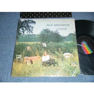 画像: MICK GREENWOOD - ...TO FRIENDS (Ex++/Ex++ CUT OUT) / 1973 US AMERICA ORIGINAL Used LP
