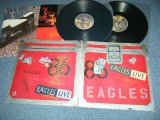 画像: EAGLES - EAGLES LIVE (With CUSTOM INNER)  (Matrix #A)A2 B)B2 C)C2 D)D2) (Ex+/MINT-) / 1980 UK ENGLAND ORIGINAL Used 2-LP's 