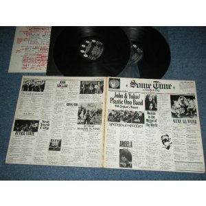 画像: JOHN LENNON of THE BEATLES  & YOKO ONO / PLASTIC ONO BAND with ELEPHANT'S MEMORY  - SOME TIME IN NEW YORK (Matrix #A)YEX-893-1 12 HM B)YEX-894-1 2 FD C)YEX-895-1 2 HM D)YEX-896-1 2 DL ) ( Ex++/MINT-) / 1972 UK ENGLAND ORIGINAL  Used 2-LP's  with ORIGINAL INNER SLEEVE 
