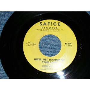 画像: EDDIE FLOYD - A) Never Get Enough Of Your Love    B) Baby Bye (Ex++/Ex++) / 1964 US AMERICA ORIGINAL Used 7" 45rpm Single