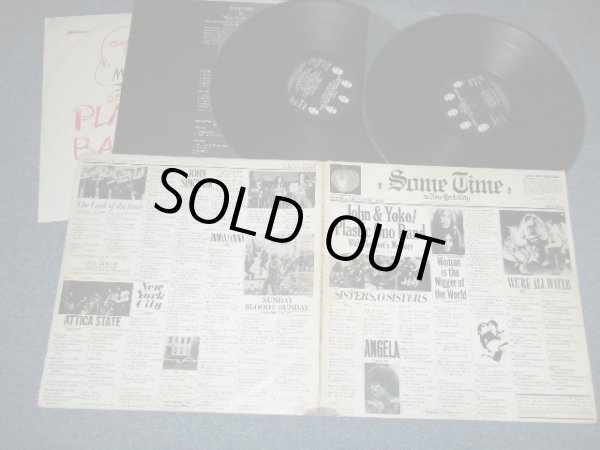 画像1: JOHN LENNON of THE BEATLES  & YOKO ONO / PLASTIC ONO BAND with ELEPHANT'S MEMORY  - SOME TIME IN NEW YORK (Matrix #A)YEX-893-1 3 HM B)YEX-894-1 2 OL C)YEX-895-1 1 2 AC D)YEX-896-1 3 OH) (ExMINT- Loos:Ex+++ TEAROFC) / 1972 UK ENGLAND ORIGINAL  Used 2-LP's  with ORIGINAL INNER SLEEVE 