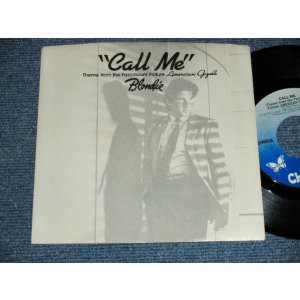画像: BLONDIE - CALL ME (Ex++/MINT-) / 1980 US AMERICAN  ORIGINAL Used 7" 45rpm Single With PICTURE SLEEVE