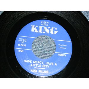 画像: HANK BALLARD & THE MIDNIGHTERS - A)Have Mercy, Have A Little Pity   B)Don't Let Temptation (Turn You 'round) (Ex+++/Ex+++) / 1964 US AMERICA ORIGINAL Used 7" Single  