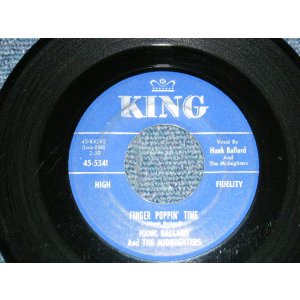 画像: HANK BALLARD & THE MIDNIGHTERS - A)Finger Poppin' Time    B) I Love You, I Love You So-o-o (Ex++/Ex++) / 1960 US AMERICA ORIGINAL Used 7" Single  