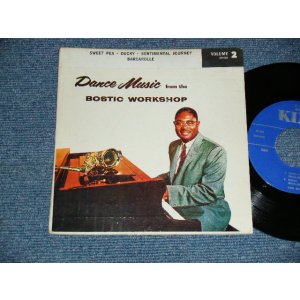 画像: EARL BOSTIC - DANCE MUSIC FROM BOSTIC WORKSHOP VOLUME 2  VOL.2 (Ex+/Ex+ EDSP) / 1959 US AMERICA ORIGINAL Used 7" EP with PICTURE SLEEVE