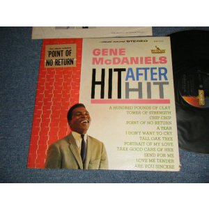 画像: GENE McDANIELS (EUGENE MCDANIELS) - HIT AFTER HIT (Ex++/Ex+++ Looks:MINT-) / 1962 US AMERICA ORIGINAL STEREO Used LP   