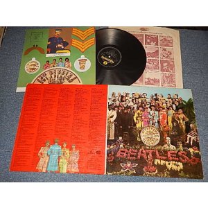 画像: The BEATLES -  SGT.PEPPERS LONELY HEARTS CLUB BAND (With CUT OUTS & NOT Custom Inne)  (Matrix #A) YEX 637-1 2 GMP B) YEX 638-1 4 GAO) ( Ex+++/Ex++, Looks:Ex) / 1967 UK ENGLAND  ORIGINAL "YELLOW Parlophone  Label" Used LP  