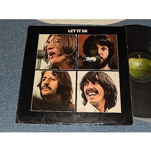 画像: THE BEATLES - LET IT BE (Matrix #A)YEX-773-3U 2 3 GRM B)YEX-774-3U 4 2 GMM) (Ex++/Ex+++ Looks:Ex) / 1970 UK ENGLAND ORIGINAL "GREEN APPLE on BC" Used LP