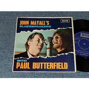 画像: JOHN MAYALL's Bluesbreakers With Paul Butterfield - ALL MY LIFE (Ex++/Ex+++) / 1967 UK ENGLAND ORIGINAL Used 7" 45rpm EP
