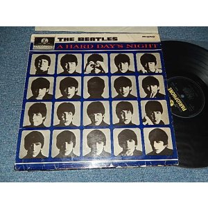 画像: THE BEATLES - A HARD DAYS NIGHT (Matrix #A)XEX-481-3N 3 RHL B)XEX-482-3N 3 ROP)(VG+++, VG+/Ex Looks:VG++) /1964 UK ENGLAND ORIGINAL "YELLOW PARLOPHONE Label" MONO Used LP