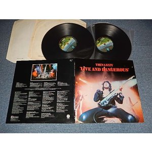画像: THIN LIZZY - LIVE AND DANGEROUS (Ex++/MINT-) / 1978 UK ENGLANDORIGINAL Used 2-LP 