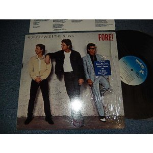 画像: HUEY LEWIS & THE NEWS - FORE! (with CUSTOM INNER)(MINT-/MINT-) / 1986 US AMERICA ORIGINAL Used LP
