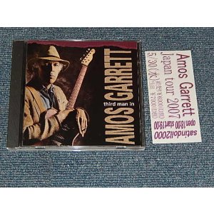 画像: AMOS GARRETT - THIRD MAN IN (BONUS : 2007 JAPAN TOUR TICKET)  (MINT/MINT) / 1992 CANADA ORIGINAL Used CD