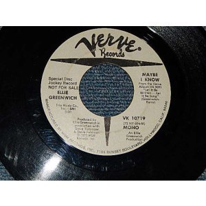 画像: ELLIE GREENWICH - MAYBE I KNOW  A)MONO  B)STEREO.(Ex++ Looks:Ex+ Looks:Ex+)+ Looks:Ex+ ../ 1973 US AMERICA ORIGINAL "PROMO ONLY SAME FLIP M/ST" Used 7" SINGLE