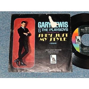 画像: GARY LEWIS & THE PLAYBOYS - A)SHE'S JUST MY STYLE  B)I WON'T MAKE THAT MISTAKE AGAIN (VG++, Ex++/Ex++ TEAR) / 1965 US AMERICA ORIGINAL Used 7"SINGLE + PICTURE SLEEVE 