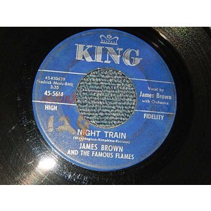 画像: JAMES BROWN And The Famous Flames - A) Night Train   B)Why Does Everything Happen To Me (Ex+ Looks:VG++/Ex Looks:VG++ WOL) 1962 US AMERICA ORIGINAL "BLUE Label" Used 7" 45 rpm Single  