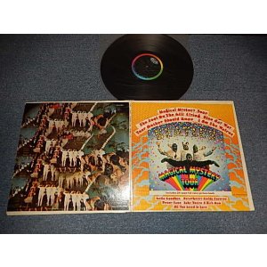画像: THE BEATLES -  MAGICAL MYSTERY TOUR (Matrix #A) SMAL-1-2835-B22  [IAM in TRIANGLE] B) SMAL-2-2835-A23 #4  [IAM in TRIANGLE]) "SCRANTON Press in PENSILLVANIA" (Ex++/Ex+++ B-2,3:VG++) / 1967 US AMERICA  ORIGINAL 1st Press "BLACK With RAINBOW Label" STEREO  Used LP