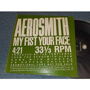 画像: AEROSMITH - MY FIST YOUR FACE (Ex++/MINT-) / 1985 US AMERICA ORIGINAL "PROMO ONLY" Used  12" Single