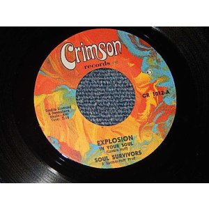 画像: SOUL SURVIVORS (Soft Rock Psyche) - A)Explosion In Your Soul   B)Dathon's Theme (MINT-/MINT-) / 1967 US AMERICA ORIGINAL Used 7" 45 rpm