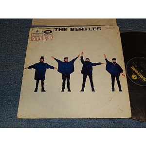 画像: THE BEATLES - HELP! (with COMPANY SLEEVE) (Matrix #A)XEX-549-2 6 LM B)XEX-550-2 2 TD) (VG++/Ex++ A-7:Ex WOBC, TREMOL) / 1965 UK ENGLAND ORIGINAL "Yellow & Black Label" MONO Used LP  
