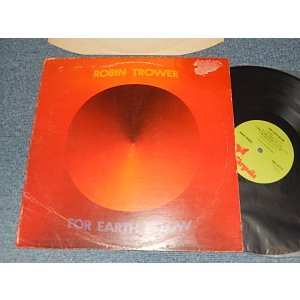 画像: ROBIN TROWER - FOR EARTH BELOW (VG++, Ex/Ex++ TEAR) / 1975 UK ENGLAND ORIGINAL Used LP
