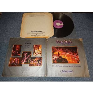 画像: DEEP PURPLE -  MADE IN EUROPE (Matrix #A)TPSA-7517 A-1 2 PG HTM B)TPSA-7517B-1 1 PP HTM   "HARRY MOSS Cut") (VG++/Ex+++ WOFC)  / 1976 UK ENGLAND ORIGINAL 1st Press Used LP 