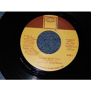 画像: SMOKEY ROBINSON - A)Being With You  B)What's In Your Life For Me (Ex+++/Ex++++) / 1981 US AMERICA ORIGINAL Used 7"45 SINGLE