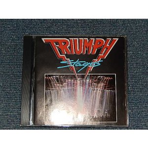 画像: TRIUMPH - STAGES (Ex++/MINT) / 1985 US AMERICA ORIGINAL JAPAN Press Used CD