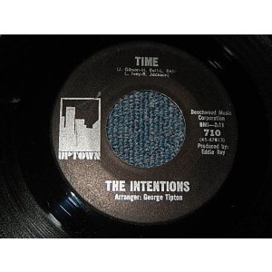 画像: The INTENTIONS (Los Angeles Soul group) - A) TIME   B)COOL SUMMER NIGHT (Ex+/Ex+) / LATE 1960's US AMERICA ORIGINAL Used 7" 45 rpm Single  
