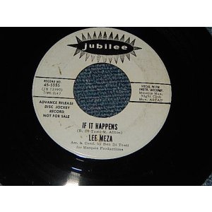 画像: LEE MEZA (FEMAKLE SOUL SINGER) - A) IF IT HAPPENS   B) ONE GOOD THING LEADS TO ANOTHER (MINT-/MINT-) / 1967 US AMERICA ORIGINAL "WHITE LABEL PROMO" Used 7" 45rpm Single  