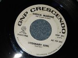 画像: CHUCK MARONE - A)ORDINARY GIRL   B)IT HURT (NORTHERN SOUL) (MINT-/MINT-) / 1967 US AMERICA ORIGINAL "WHITE LABEL PROMO" Used 7"45 rpm SINGLE
